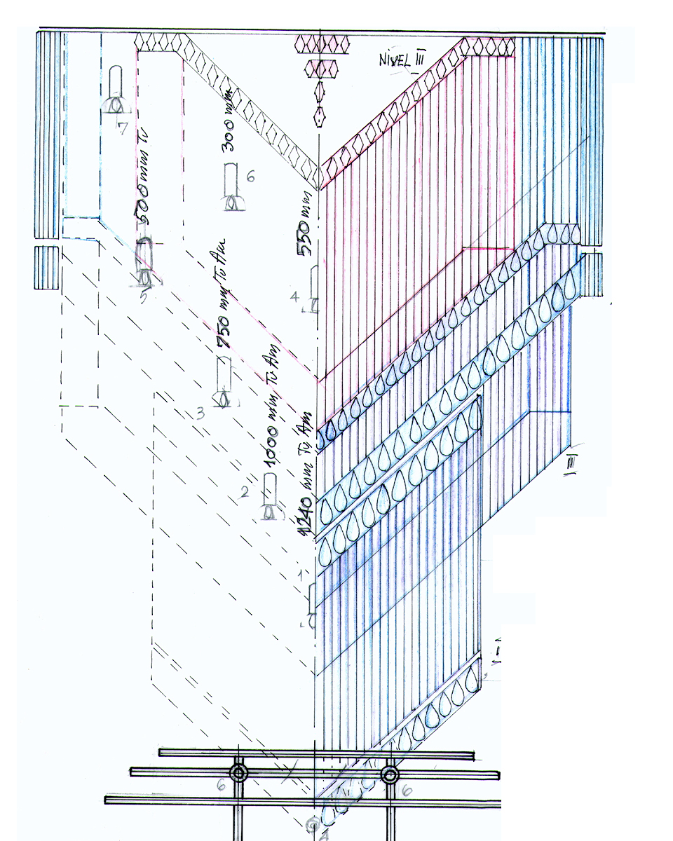 Planșă desenată de mână din arhiva atelierului FD.STIL