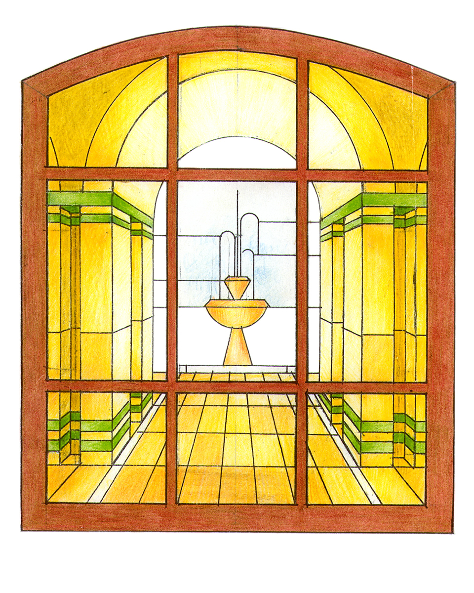 Planșă desenată de mână din arhiva atelierului FD.STIL